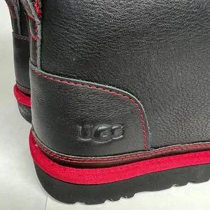 UGG | Shoes | Ugg Neumel Leather Ankle Boots Wool Lining 